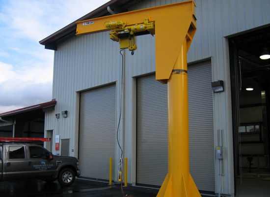 Floor mounted jib crane for sale